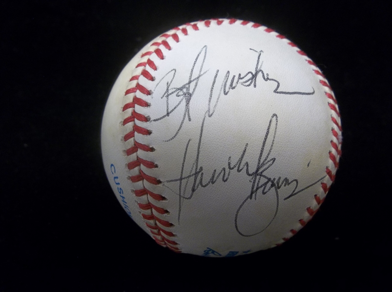 Autographed Harold Baines Official AL Bsbl.