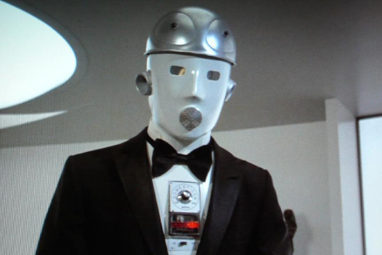 Woody Allen as a robot in 1973’s Sleeper.