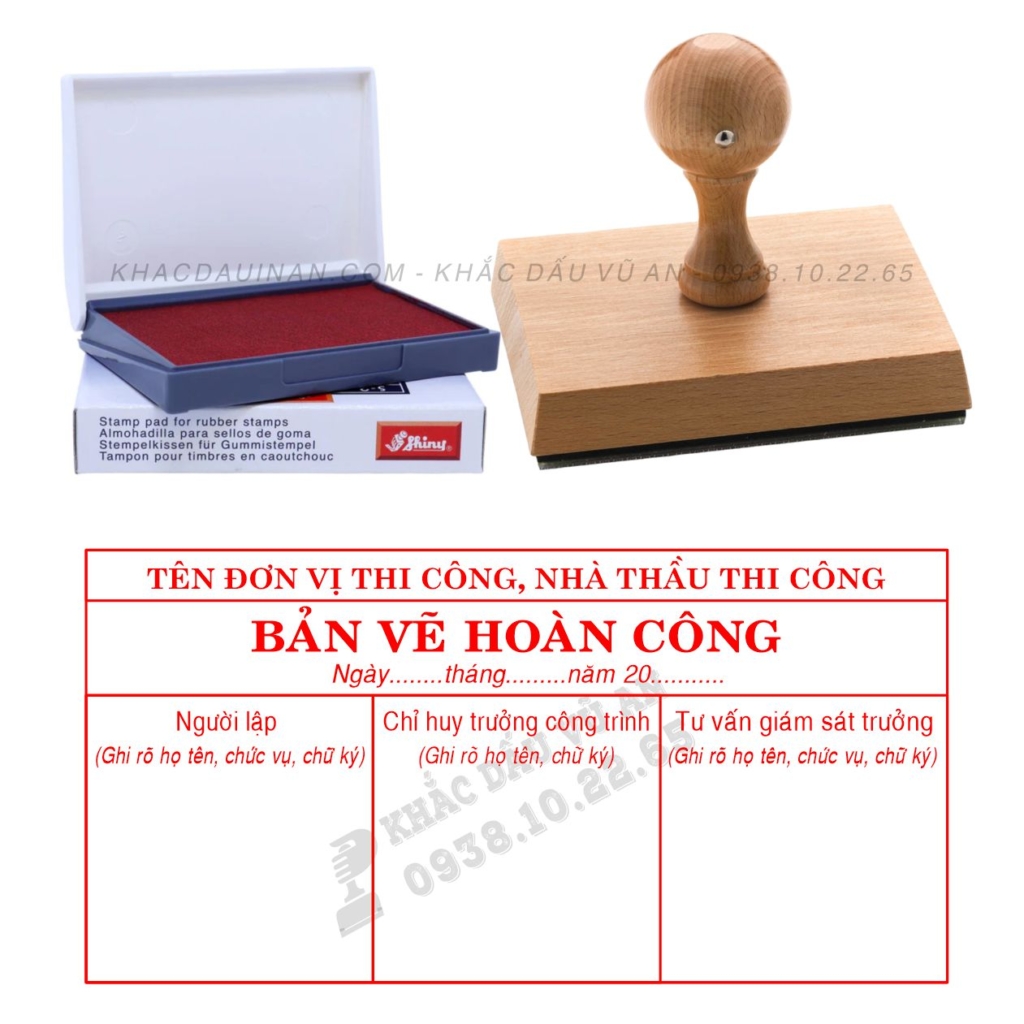 Con dấu mộc hoàn công