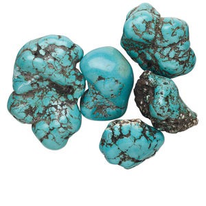 5 Turquoise Magnesite Nuggets