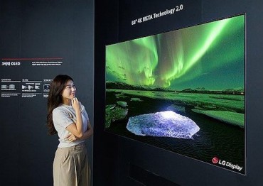 LG Display Unveils New 4th-gen OLED Panel for AI TVs