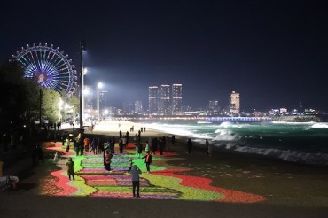 Sokcho Launches Korea’s First Beach Media Art Show, Drawing Thousands