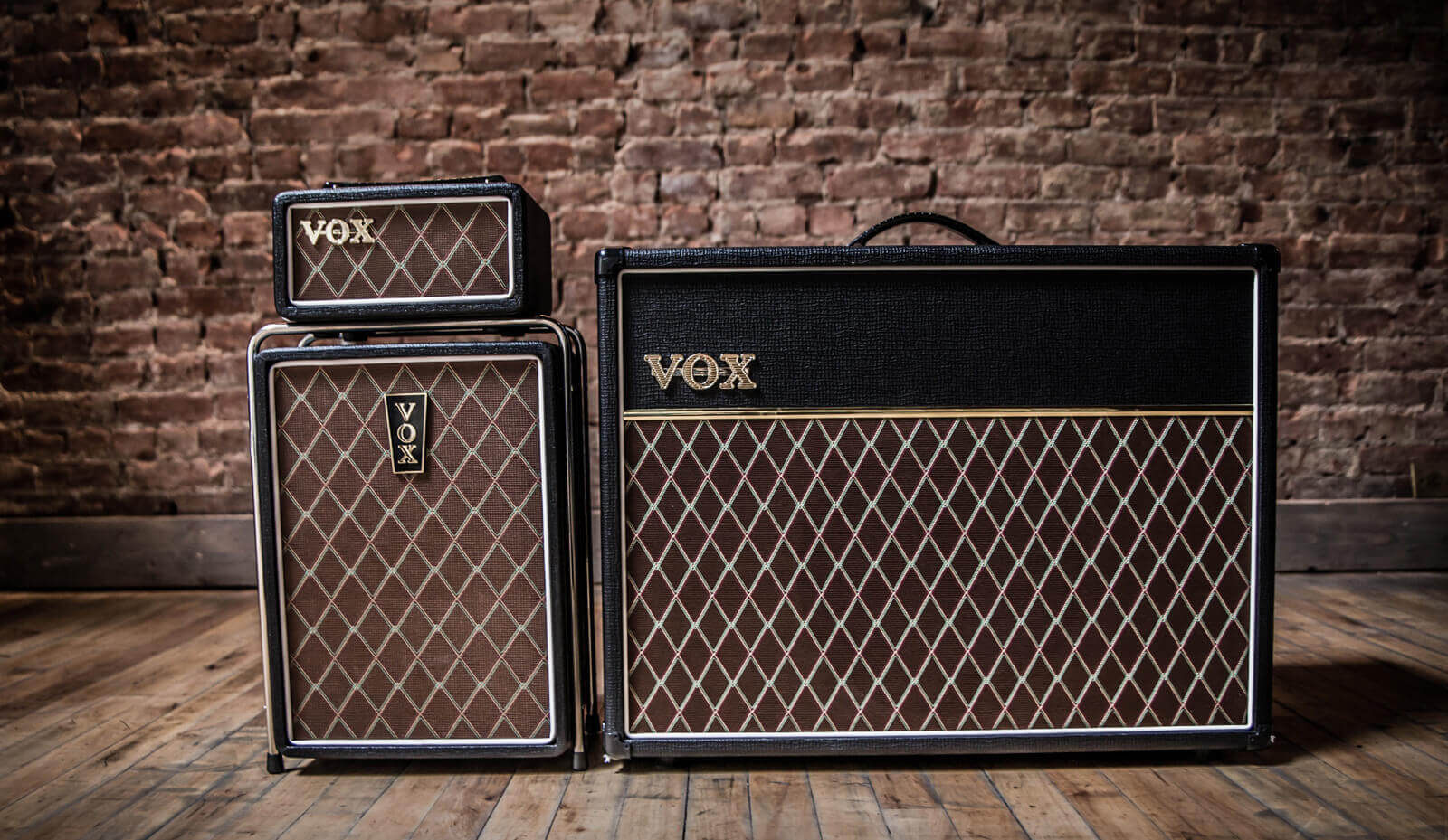 vox superbeetle and ac30 amps stacked