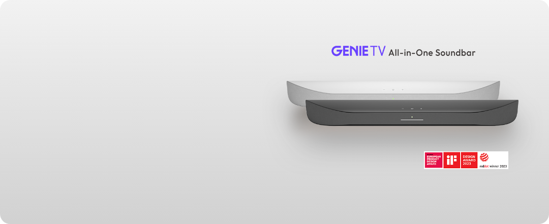 GENIE TV STB SOUNDBAR / reddot winner2023