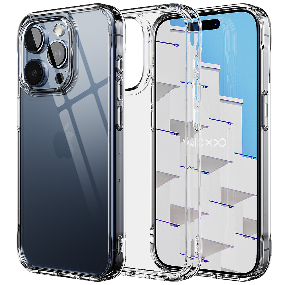 빅쏘 아이폰15 시리즈 레빅터프 투명 맥세이프 케이스 + 풀커버 강화유리 4D