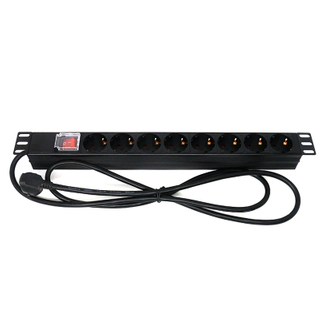 MT-6100 Network Cabinet Intelligent Power Distribution Unit Smart Pdu 8 Way 1U 19inch Rack Mount Iec Strip C13 C14 Socket Iec