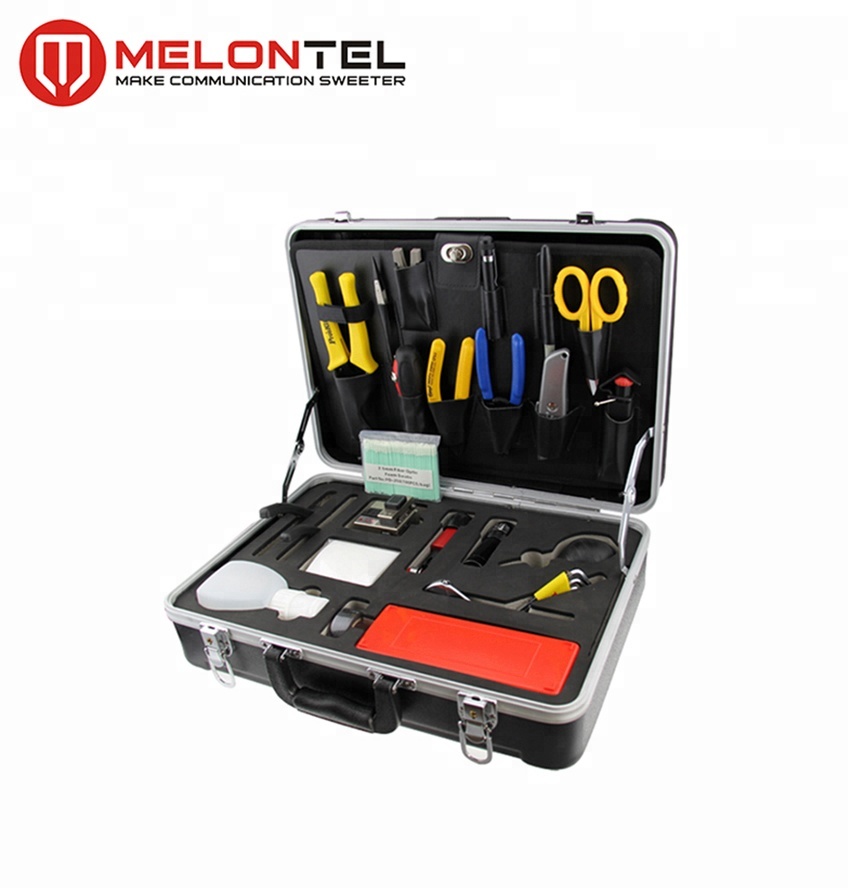 MT-8403 Cheap Factory Customizable Fiber Optic Fusion Splicing Tool Kit With Fiber Optic Stripper