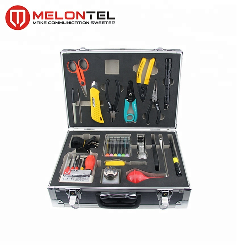 MT-8403 Cheap Factory Customizable Fiber Optic Fusion Splicing Tool Kit With Fiber Optic Stripper