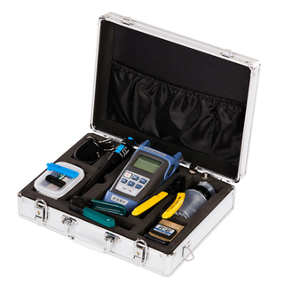 MT-8445 FTTH Fiber Optic Toolkit FTTH Optical Fiber Splicing Tool Box Cleaver Fiber Optic Toolkit