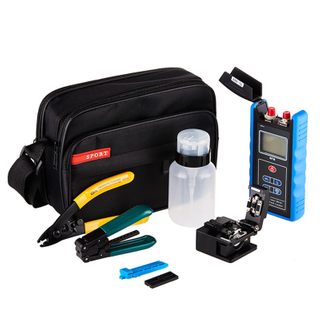 MT-8446 FTTH Fiber Optic Toolkit FTTH Optical Fiber Splicing Tool Box Cleaver Fiber Optic Toolkit