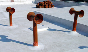 Hotel rooftop in Merida, Mexico