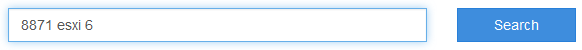 Entering 8871 esxi 6 in the search field