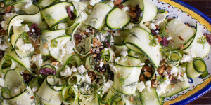 Zucchini Carpaccio Salad