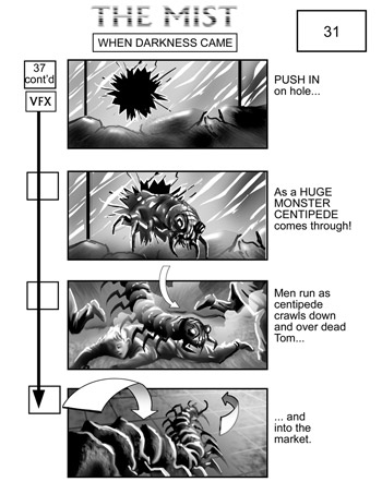 Mist Storyboard art