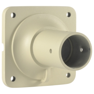 Base metalica de techo para camara PTZ modelo LS-2016BC, color beige.