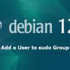 Add a User to sudo Group in Debian 12 Linux