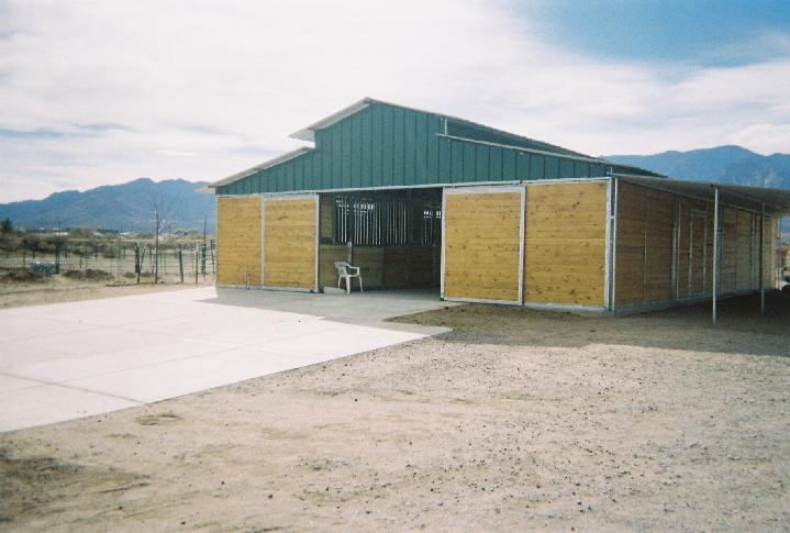 RCA BARN TONGUE AND GROOVE WITH SIDE PORCH