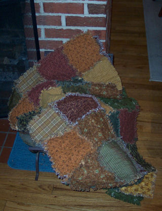 Learn to sew a raggedy quilt.