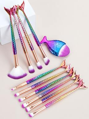 Makeup Brush Sets, 11pcs Creative Multifunctional Makeup Brush For Making Up Supply For Dresser For Cream Powder Liquid For Makeup Foundation Cream Lotion Moisturizer Gel Peel And Mud Sheets, Makeup Brush/Cosmetic Brush Black Friday