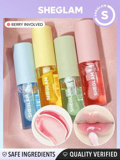 SHEGLAM Jelly Wow Olio Labbra Idratante-Berry Involved