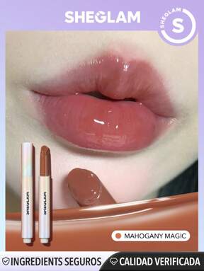 SHEGLAM Rellenador de Labios Brillante Pout-Perfect-Mahogany Magic