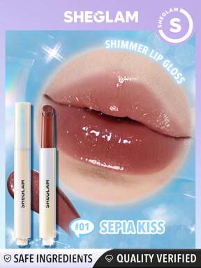 SHEGLAM Pout-Perfect Shimmer Lip Plumper-Sepia Kiss