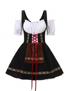 Oktoberfest Carnival Costumes For Women German Dirndl Cosplay Dress