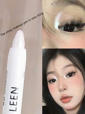 Matte/Glossy Face Makeup Pen, Easy To Apply And Have High Color Rendering Index.1pc Highlighter Makeup Pen/Eyeshadow Pen/T-Zone Highlighter Stick