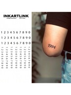 INKARTLINK Revolutionary Technology Tattoo, Semi-Permanent Tattoo, Realistic Tattoo, Digital Tattoo, Inspiring Tattoo, Temporary Tattoo, Fake Tattoo, Waterproof, Authentic Tattoo Look, Niche Design Tattoo, Fruit Juice Tattoo