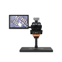 TBK 701 Electron 7-50X HDMI Trinocular Stereo Microscope CCD Camera 2 Working Modes With Ring LED Light Source