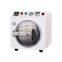 LY 964A Mini auto air-lock OCA Bubble Remove Defoam Machine for iPhone Samsung Flat Edge LCD Touch Screens Refurbishment 13 inch Max 220V 110V