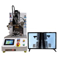 New Desktop Type Constant Heating Mobile Phone TAB COG COF COP ACF LCD Repair Green Flex Cable Bonding Machine EN-560 Two Or Four Cameras Optional