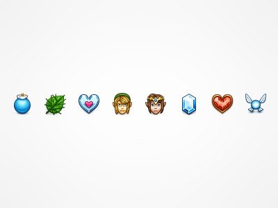 Legend of Zelda icons