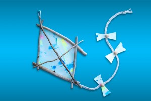 Kid-made Decorative Driftwood Kite from make-it-your-own.com (Crafts & activities for kids)