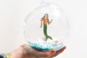 Shrink Art Mermaid Christmas Tree Ornament!