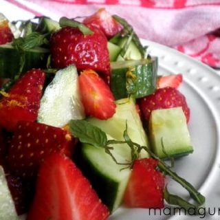 Strawberry Cucumber Salad