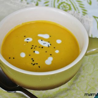 Curried Pumpkin and Coconut Bisque (Vegan Recipe)