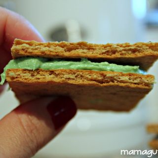 Frosting Graham Cracker Sandwich