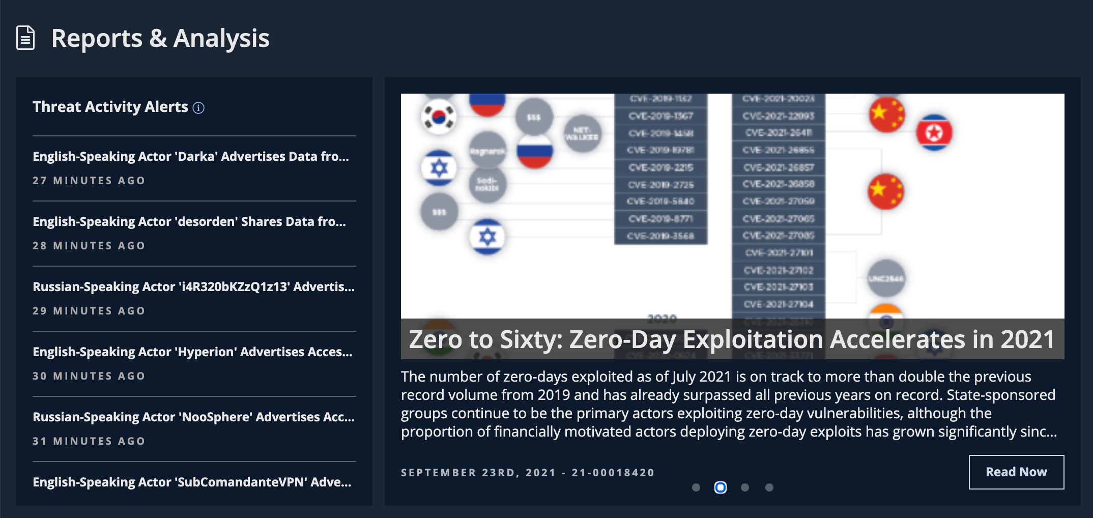 Intel Reports and Analysis Partial