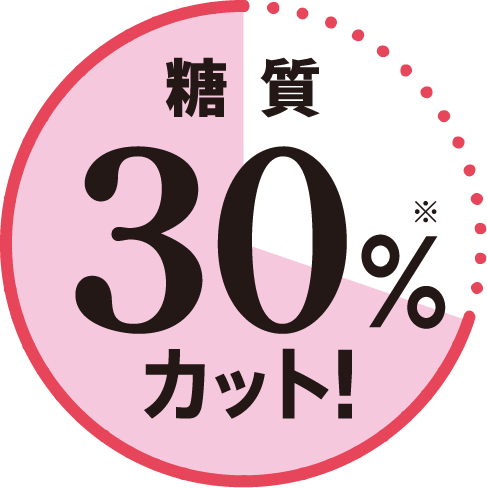 糖質30%カット