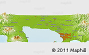 Physical Panoramic Map of Calumpit