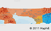 Political Panoramic Map of Calumpit