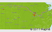 Physical 3D Map of El Soliseño