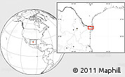 Blank Location Map of El Soliseño