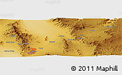 Physical Panoramic Map of Berry