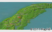 Satellite 3D Map of the area around 47° 16' 15" N, 88° 19' 29" W