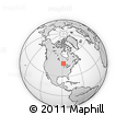 Outline Map of the Area around 47° 16' 15" N, 88° 19' 29" W, rectangular outline