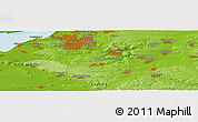 Physical Panoramic Map of Southwick