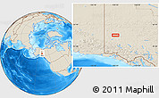 Shaded Relief Location Map of Thistle Creek