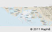 Classic Style Panoramic Map of Pauktaw